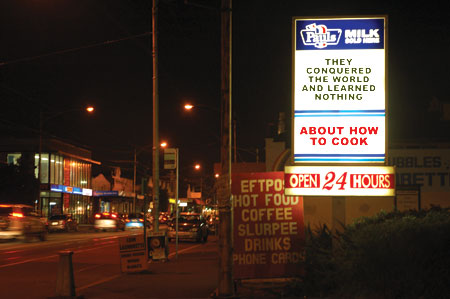 They didn't learn to cook.